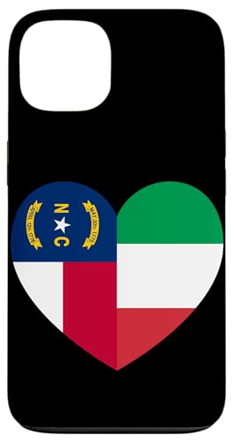 N. Carolina and Italy Flags: Heart Shaped Unity Hülle für iPhone 13 N. Carolina and Italy Flags: Heart Shaped Unity Hülle für iPhone 13 von Italy Love Pride Merch