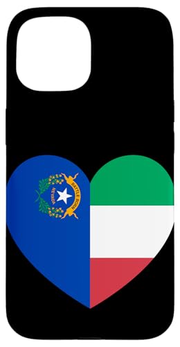 Nevada and Italy Flags: Heart Shaped Unity Hülle für iPhone 15 Nevada and Italy Flags: Heart Shaped Unity Hülle für iPhone 15 von Italy Love Pride Merch