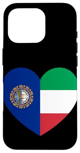 New Hampshire and Italy Flags: Heart Shaped Unity Hülle für iPhone 16 Pro New Hampshire and Italy Flags: Heart Shaped Unity Hülle für iPhone 16 Pro von Italy Love Pride Merch