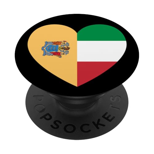 New Jersey and Italy Flags: Heart Shaped Unity PopSockets Klebender PopGrip New Jersey and Italy Flags: Heart Shaped Unity PopSockets Klebender PopGrip von Italy Love Pride Merch