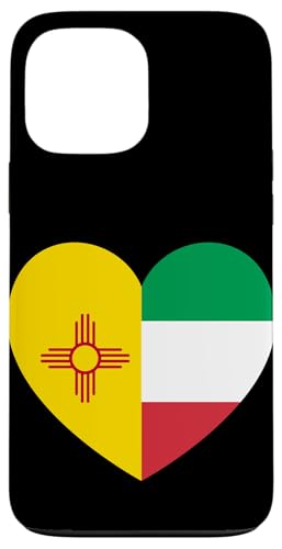 New Mexico and Italy Flags: Heart Shaped Unity Hülle für iPhone 13 Pro Max New Mexico and Italy Flags: Heart Shaped Unity Hülle für iPhone 13 Pro Max von Italy Love Pride Merch