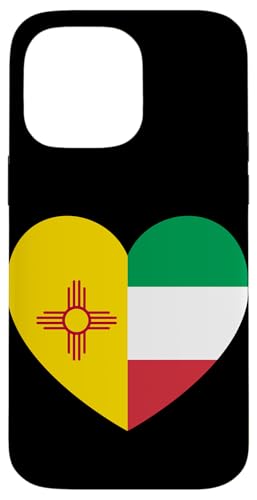 New Mexico and Italy Flags: Heart Shaped Unity Hülle für iPhone 14 Pro Max New Mexico and Italy Flags: Heart Shaped Unity Hülle für iPhone 14 Pro Max von Italy Love Pride Merch