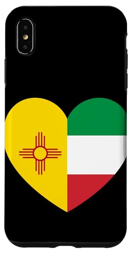 New Mexico and Italy Flags: Heart Shaped Unity Hülle für iPhone XS Max New Mexico and Italy Flags: Heart Shaped Unity Hülle für iPhone XS Max von Italy Love Pride Merch