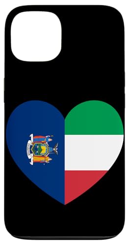 New York and Italy Flags: Heart Shaped Unity Hülle für iPhone 13 New York and Italy Flags: Heart Shaped Unity Hülle für iPhone 13 von Italy Love Pride Merch