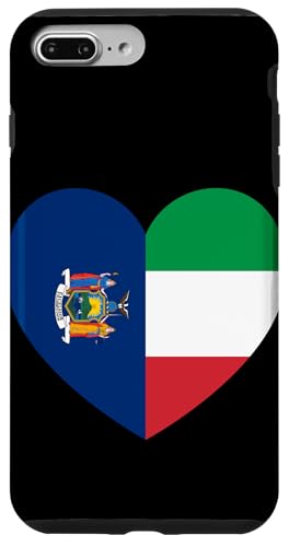 New York and Italy Flags: Heart Shaped Unity Hülle für iPhone 7 Plus/8 Plus New York and Italy Flags: Heart Shaped Unity Hülle für iPhone 7 Plus/8 Plus von Italy Love Pride Merch