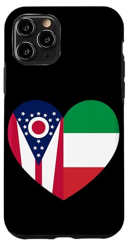 Ohio and Italy Flags: Heart Shaped Unity Hülle für iPhone 11 Pro Ohio and Italy Flags: Heart Shaped Unity Hülle für iPhone 11 Pro von Italy Love Pride Merch