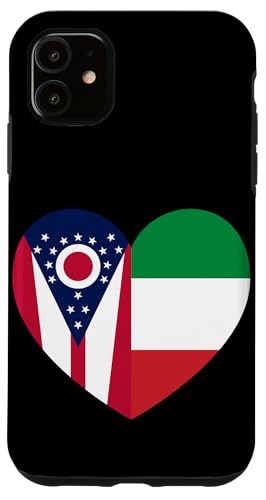 Ohio and Italy Flags: Heart Shaped Unity Hülle für iPhone 11 Ohio and Italy Flags: Heart Shaped Unity Hülle für iPhone 11 von Italy Love Pride Merch