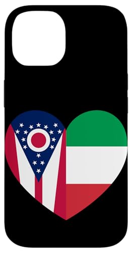 Ohio and Italy Flags: Heart Shaped Unity Hülle für iPhone 14 Ohio and Italy Flags: Heart Shaped Unity Hülle für iPhone 14 von Italy Love Pride Merch