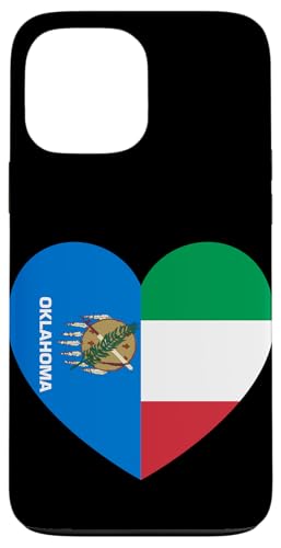 Oklahoma and Italy Flags: Heart Shaped Unity Hülle für iPhone 13 Pro Max Oklahoma and Italy Flags: Heart Shaped Unity Hülle für iPhone 13 Pro Max von Italy Love Pride Merch