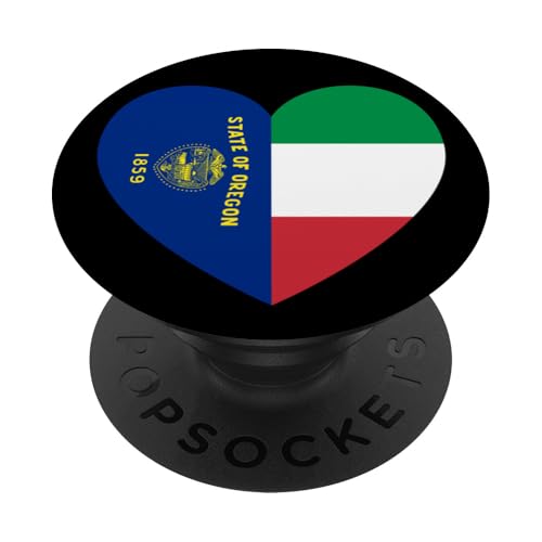 Oregon and Italy Flags: Heart Shaped Unity PopSockets Klebender PopGrip Oregon and Italy Flags: Heart Shaped Unity PopSockets Klebender PopGrip von Italy Love Pride Merch