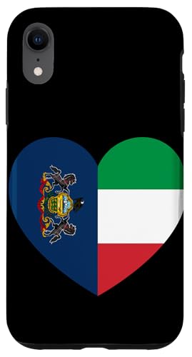 Pennsylvania and Italy Flags: Heart Shaped Unity Hülle für iPhone XR Pennsylvania and Italy Flags: Heart Shaped Unity Hülle für iPhone XR von Italy Love Pride Merch