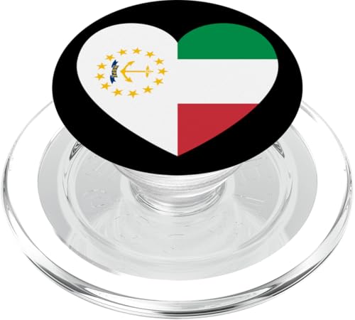 Rhode Island and Italy Flags: Heart Shaped Unity PopSockets PopGrip für MagSafe Rhode Island and Italy Flags: Heart Shaped Unity PopSockets PopGrip für MagSafe von Italy Love Pride Merch