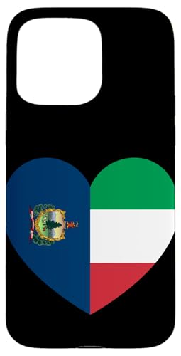 Vermont and Italy Flags: Heart Shaped Unity Hülle für iPhone 15 Pro Max Vermont and Italy Flags: Heart Shaped Unity Hülle für iPhone 15 Pro Max von Italy Love Pride Merch