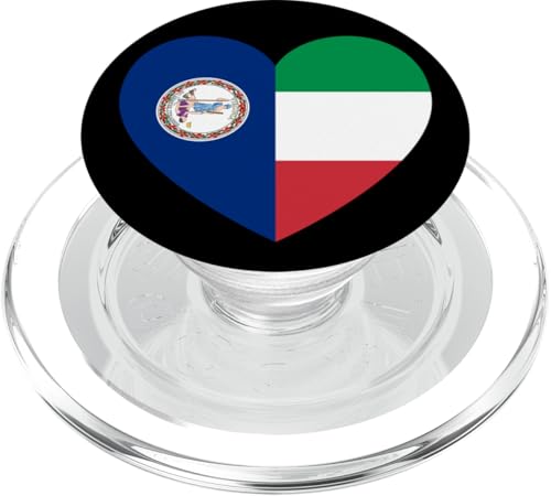 Virginia and Italy Flags: Heart Shaped Unity PopSockets PopGrip für MagSafe Virginia and Italy Flags: Heart Shaped Unity PopSockets PopGrip für MagSafe von Italy Love Pride Merch