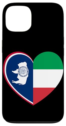 Wyoming and Italy Flags: Heart Shaped Unity Hülle für iPhone 13 Wyoming and Italy Flags: Heart Shaped Unity Hülle für iPhone 13 von Italy Love Pride Merch