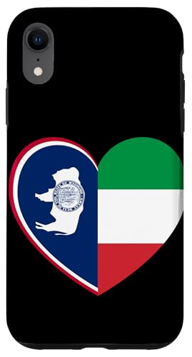 Wyoming and Italy Flags: Heart Shaped Unity Hülle für iPhone XR Wyoming and Italy Flags: Heart Shaped Unity Hülle für iPhone XR von Italy Love Pride Merch