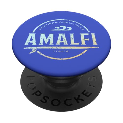 Amalfiküste Italien - Retro Amalfi Italia Vintage Surf PopSockets Klebender PopGrip Amalfiküste Italien - Retro Amalfi Italia Vintage Surf PopSockets Klebender PopGrip von Italy Shoreline Apparel