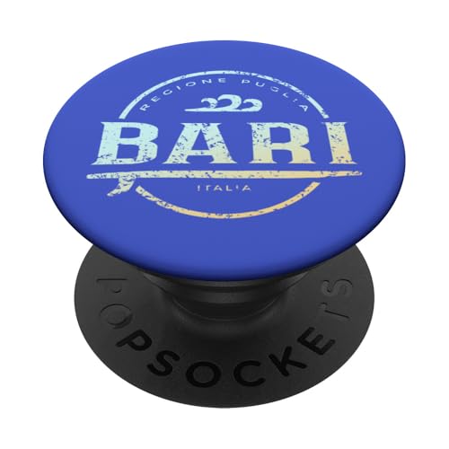 Bari Italien - Retro Bari Italia Vintage Surf PopSockets Klebender PopGrip Bari Italien - Retro Bari Italia Vintage Surf PopSockets Klebender PopGrip von Italy Shoreline Apparel