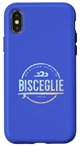 Bisceglie Italien - Retro Bisceglie Italia Vintage Surf Hülle für iPhone X/XS Bisceglie Italien - Retro Bisceglie Italia Vintage Surf Hülle für iPhone X/XS von Italy Shoreline Apparel