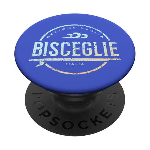 Bisceglie Italien - Retro Bisceglie Italia Vintage Surf PopSockets Klebender PopGrip Bisceglie Italien - Retro Bisceglie Italia Vintage Surf PopSockets Klebender PopGrip von Italy Shoreline Apparel