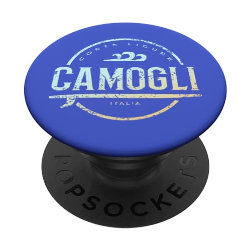 Camogli Italien - Retro Camogli Italia Vintage Surf PopSockets Klebender PopGrip Camogli Italien - Retro Camogli Italia Vintage Surf PopSockets Klebender PopGrip von Italy Shoreline Apparel