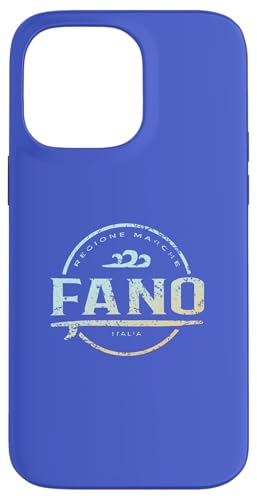Fano Italien - Retro Fano Italia Vintage Surf Hülle für iPhone 14 Pro Max von Italy Shoreline Apparel