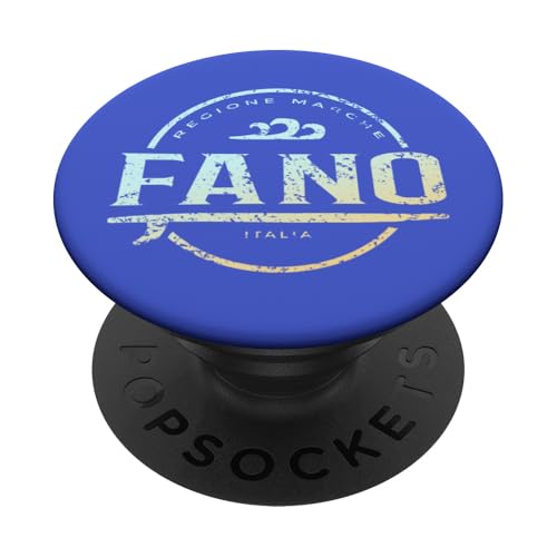 Fano Italien - Retro Fano Italia Vintage Surf PopSockets Klebender PopGrip Fano Italien - Retro Fano Italia Vintage Surf PopSockets Klebender PopGrip von Italy Shoreline Apparel
