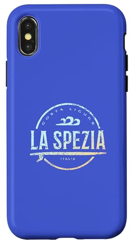 La Spezia Italien - Retro La Spezia Italia Vintage Surf Hülle für iPhone X/XS La Spezia Italien - Retro La Spezia Italia Vintage Surf Hülle für iPhone X/XS von Italy Shoreline Apparel