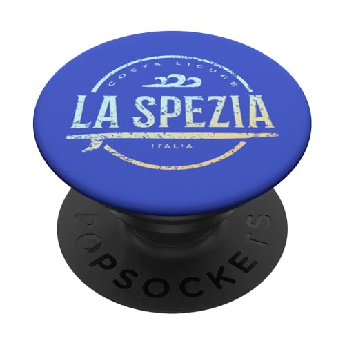 La Spezia Italien - Retro La Spezia Italia Vintage Surf PopSockets Klebender PopGrip La Spezia Italien - Retro La Spezia Italia Vintage Surf PopSockets Klebender PopGrip von Italy Shoreline Apparel
