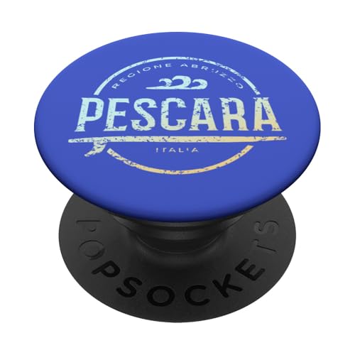 Pescara Italien - Retro Pescara Italia Vintage Surf PopSockets Klebender PopGrip Pescara Italien - Retro Pescara Italia Vintage Surf PopSockets Klebender PopGrip von Italy Shoreline Apparel