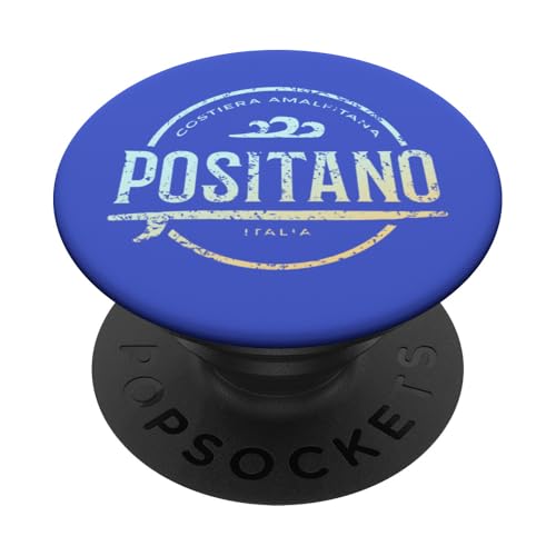 Positano-Küste Italien - Retro Positano Italia Vintage Surf PopSockets Klebender PopGrip Positano-Küste Italien - Retro Positano Italia Vintage Surf PopSockets Klebender PopGrip von Italy Shoreline Apparel
