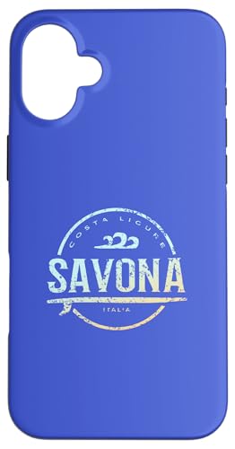 Savona Italien - Retro Savona Italia Vintage Surf Hülle für iPhone 16 Plus Savona Italien - Retro Savona Italia Vintage Surf Hülle für iPhone 16 Plus von Italy Shoreline Apparel