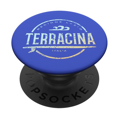 Terracina Italien - Retro Terracina Italia Vintage Surf PopSockets Klebender PopGrip Terracina Italien - Retro Terracina Italia Vintage Surf PopSockets Klebender PopGrip von Italy Shoreline Apparel