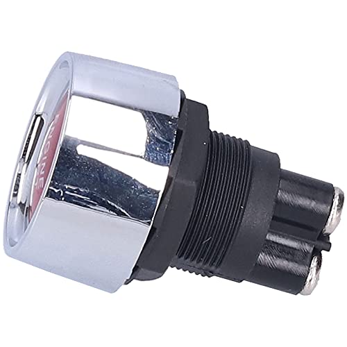 12V DC Car Ignition Motor Startschalter Schalter Push Starter Universal Ersatz RVS Dirt Bike Vehicles, Plastikspannungskontakte 50 Ampere (A (rot)) von Itonash