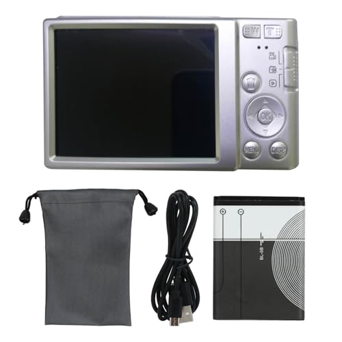 16-facher Digitalzoom, 44 MP HD-Kamera mit Fülllicht, USB-Datenübertragung für Fotografie, 4K, HD-Kamera, 4K (Silber) von Itonash