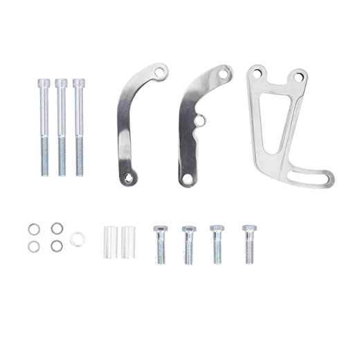 3PCS -Auto -Lenkung Montage -Halterung Chrom Polierten Ersatz für LWP Small Block 262–400 mit Teilen der Servolenkungspumpen, Bestehend aus Hochwertigem Billet -Aluminium 3PCS -Auto -Lenkung Montage -Halterung Chrom Polierten Ersatz für LWP Small Block 262–400 mit Teilen der Servolenkungspumpen, Bestehend aus Hochwertigem Billet -Aluminium von Itonash
