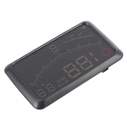 5,5-Zoll-HUD-Auto-Projektor-Head-up-Display-Set OBD2 Windschutzscheiben-Plug and Play, Elektrisches Head-up-Display Zum Antrieb von Daten mit Frühwarnung, Universell, für Alle 5,5-Zoll-HUD-Auto-Projektor-Head-up-Display-Set OBD2 Windschutzscheiben-Plug and Play, Elektrisches Head-up-Display Zum Antrieb von Daten mit Frühwarnung, Universell, für Alle von Itonash