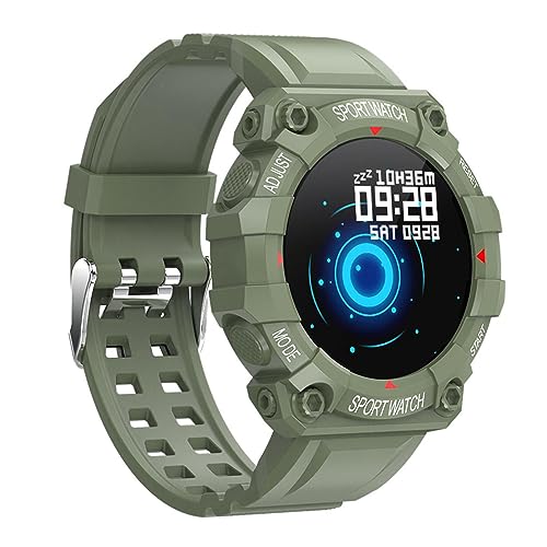 Itonash Smartwatch Fitness, IP67 wasserdichte Aktivitätstracker, Fitnessuhr mit Blutsauerstoff-Herzfrequenz-Schlafmonitor, Bluetooth-Sprachanruf-kompatibles Android-iOS-Telefon (Grün) von Itonash
