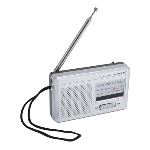 Kompaktes Batteriebetriebenes Tragbares Radio mit Kopfhörerbuchse, Eingebauter Lautsprecher, Clearempfang für AM-FM-Bänder, mit Leichtem ABS-Material Gefertigt, Zwei AA-Batterien Kompaktes Batteriebetriebenes Tragbares Radio mit Kopfhörerbuchse, Eingebauter Lautsprecher, Clearempfang für AM-FM-Bänder, mit Leichtem ABS-Material Gefertigt, Zwei AA-Batterien von Itonash
