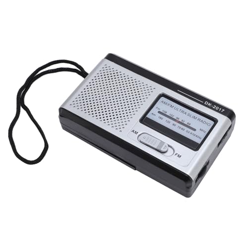 Kompaktes Batteriebetriebenes Tragbares Radio mit Kopfhörerbuchse, Eingebauter Lautsprecher, Clearempfang für AM-FM-Bänder, mit Leichtem ABS-Material Gefertigt, Zwei AA-Batterien Kompaktes Batteriebetriebenes Tragbares Radio mit Kopfhörerbuchse, Eingebauter Lautsprecher, Clearempfang für AM-FM-Bänder, mit Leichtem ABS-Material Gefertigt, Zwei AA-Batterien von Itonash