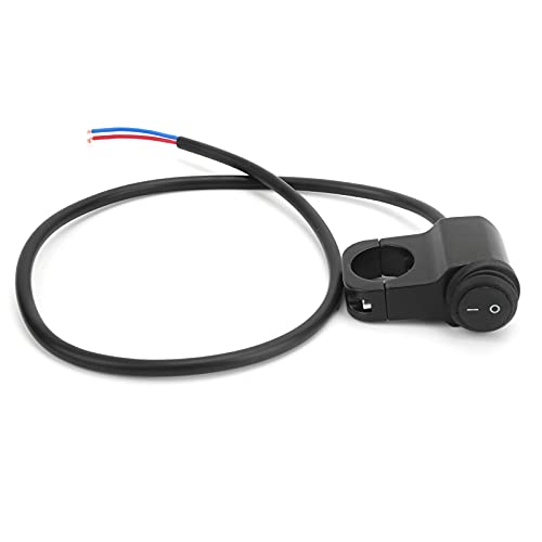 Lenkerlichtsteuerung Am Ausschalter, Hazard -Nebel -Lampen -Taste für Motorrad -ATV -UTV, Bestehend aus Aluminiumlegierung, Schwarze Farbe, Geeignet für ATV und UTV mit 22 von Itonash