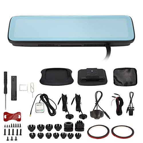 Spiegel-Dashcam, Rückspiegel-Dashcam 11-Zoll-Touchscreen 4-Kanal 360°-Loop-Aufna hme G-Sensor APP-Fernbedienung 12V Spiegel-Dashcam, Rückspiegel-Dashcam 11-Zoll-Touchscreen 4-Kanal 360°-Loop-Aufna hme G-Sensor APP-Fernbedienung 12V von Itonash