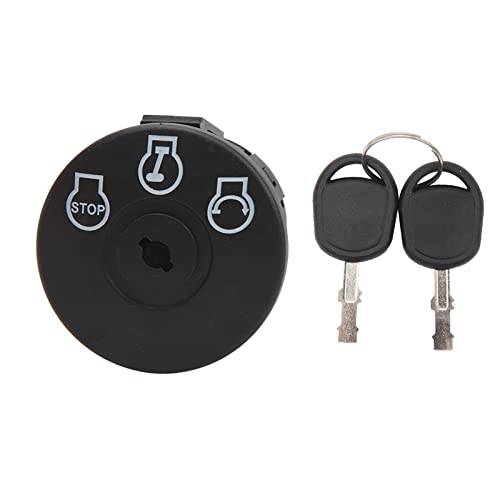 Switch Starter Key Cub Cadet Mower-Starter-Zündschalter mit 2 Tasten, 3 Positionen, Plug-and-Play-Design für Tank L-48, Z-Force L48 Switch Starter Key Cub Cadet Mower-Starter-Zündschalter mit 2 Tasten, 3 Positionen, Plug-and-Play-Design für Tank L-48, Z-Force L48 von Itonash