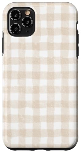 Beige Gingham-Ästhetik Hülle für iPhone 11 Pro Max Beige Gingham-Ästhetik Hülle für iPhone 11 Pro Max von ItsAlwaysSummer