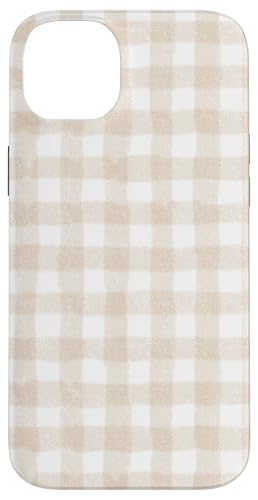 Beige Gingham-Ästhetik Hülle für iPhone 14 Plus Beige Gingham-Ästhetik Hülle für iPhone 14 Plus von ItsAlwaysSummer