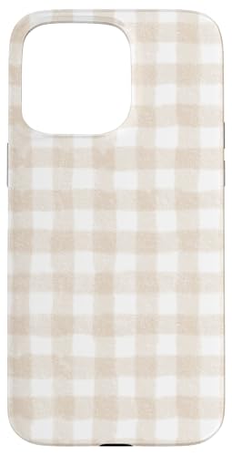 Beige Gingham-Ästhetik Hülle für iPhone 15 Pro Max von ItsAlwaysSummer