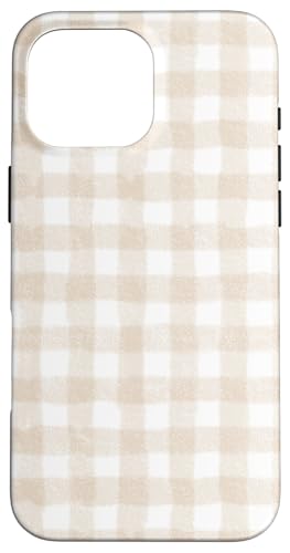 Beige Gingham-Ästhetik Hülle für iPhone 16 Pro Max Beige Gingham-Ästhetik Hülle für iPhone 16 Pro Max von ItsAlwaysSummer