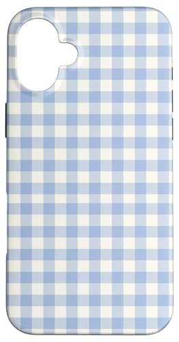 Blauer Gingham-Ästhetik Hülle für iPhone 16 Plus Blauer Gingham-Ästhetik Hülle für iPhone 16 Plus von ItsAlwaysSummer