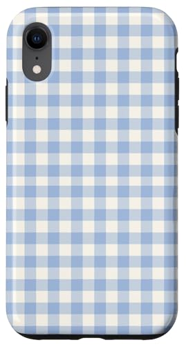 Blauer Gingham-Ästhetik Hülle für iPhone XR Blauer Gingham-Ästhetik Hülle für iPhone XR von ItsAlwaysSummer