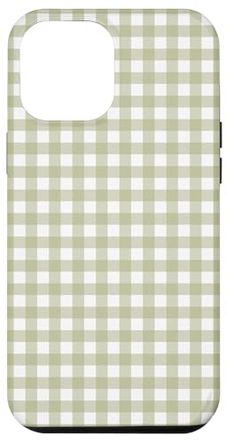Grüner Gingham-Ästhetik Hülle für iPhone 12 Pro Max von ItsAlwaysSummer